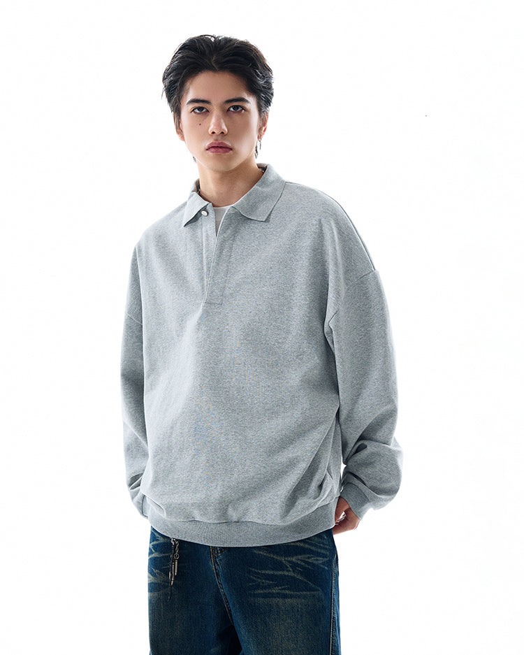 MADWITCH TURN-DOWN COLLAR VERSATILE TOP #0198