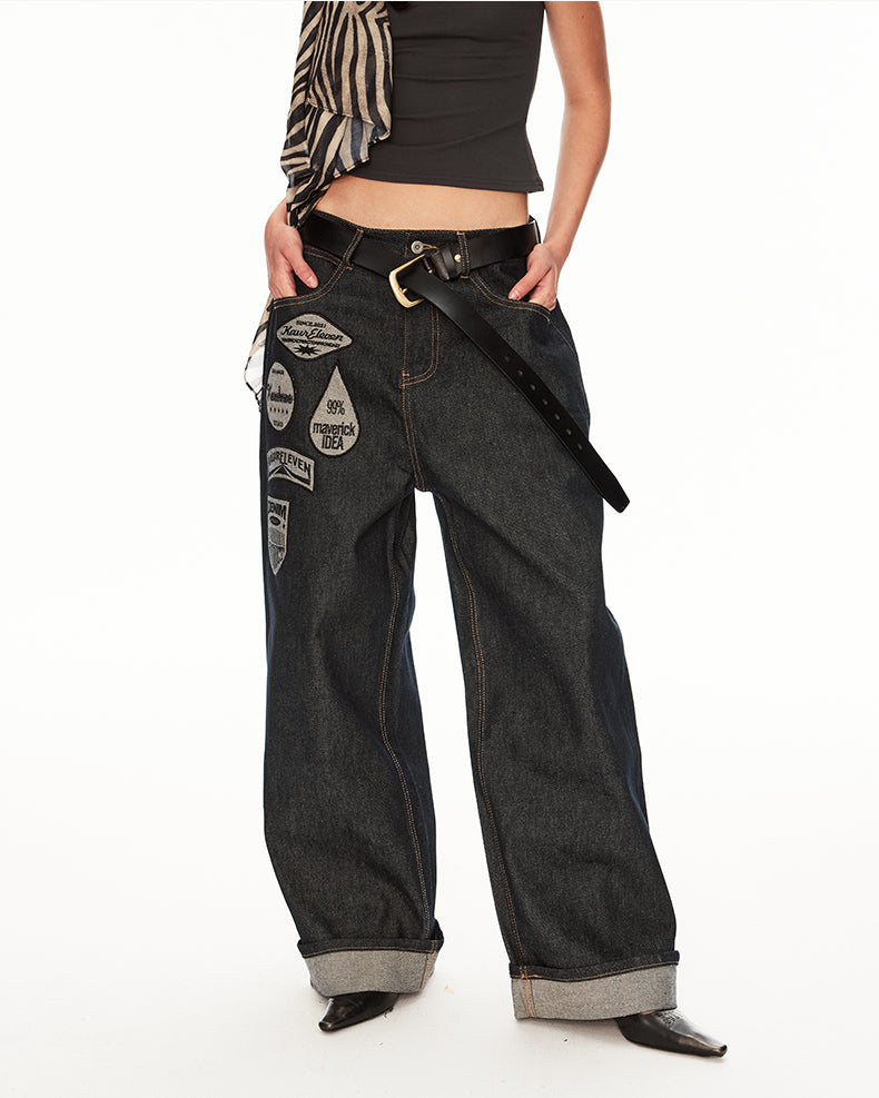 MADWIT HIGH STREET STRAIGHT JEANS #GPC3609