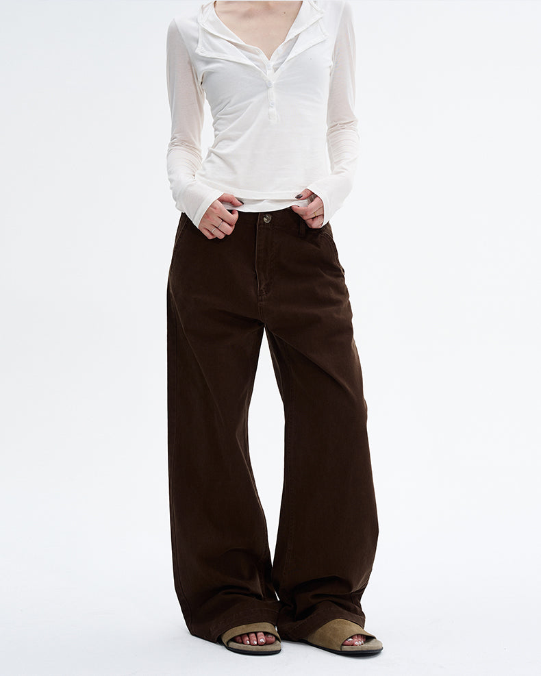 MADWITCH MINIMAL STRAIGHT PANTS #CK6902