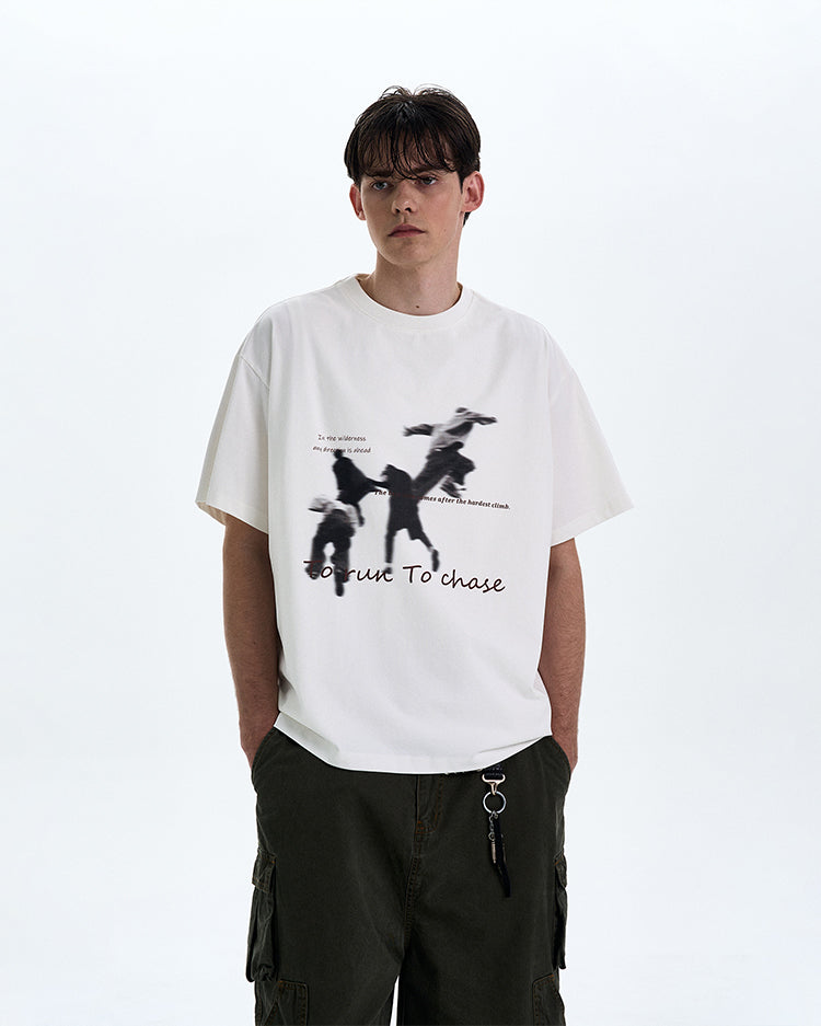 MADWITCH STREET STYLE PRINT TEE #RT196