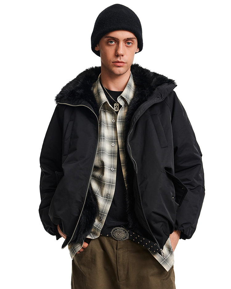 MADWITCH SHEARLING PUFF COAT #8815A353