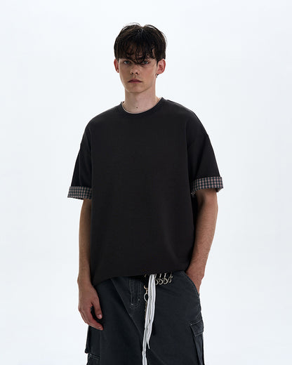 MADWITCH VINTAGE ROLLED HEM TEE #C1785C25