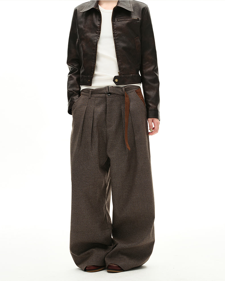 MADWITCH HOUND PLEAT TROUSERS #C933