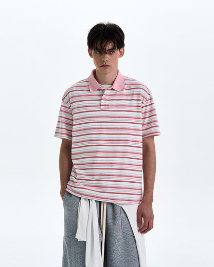 MADWITCH COLORBLOCK POLO SHIRT #C036