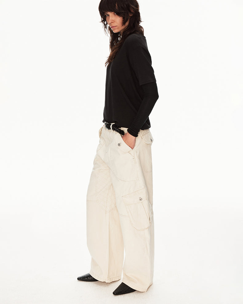 MADWIT DECONSTRUCTED UTILITY PANTS #CK6955