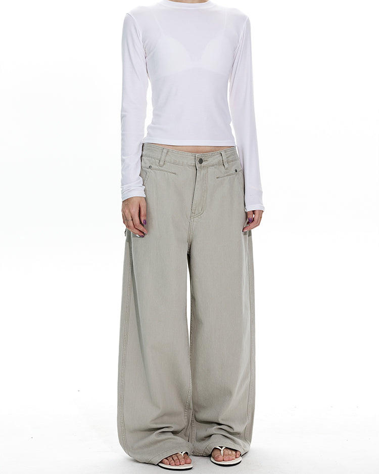 MADWITCH DECONSTRUCTED RELAXED FIT JEANS #CK3599