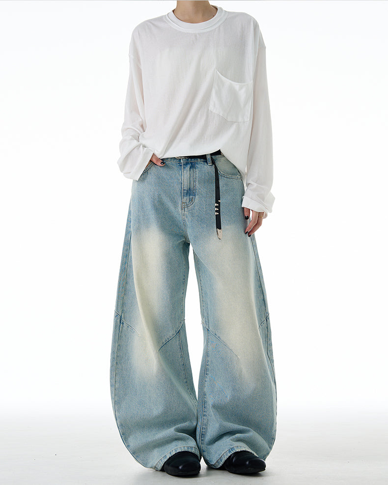 MADWITCH DRAPE WASHED DENIM #CK9615