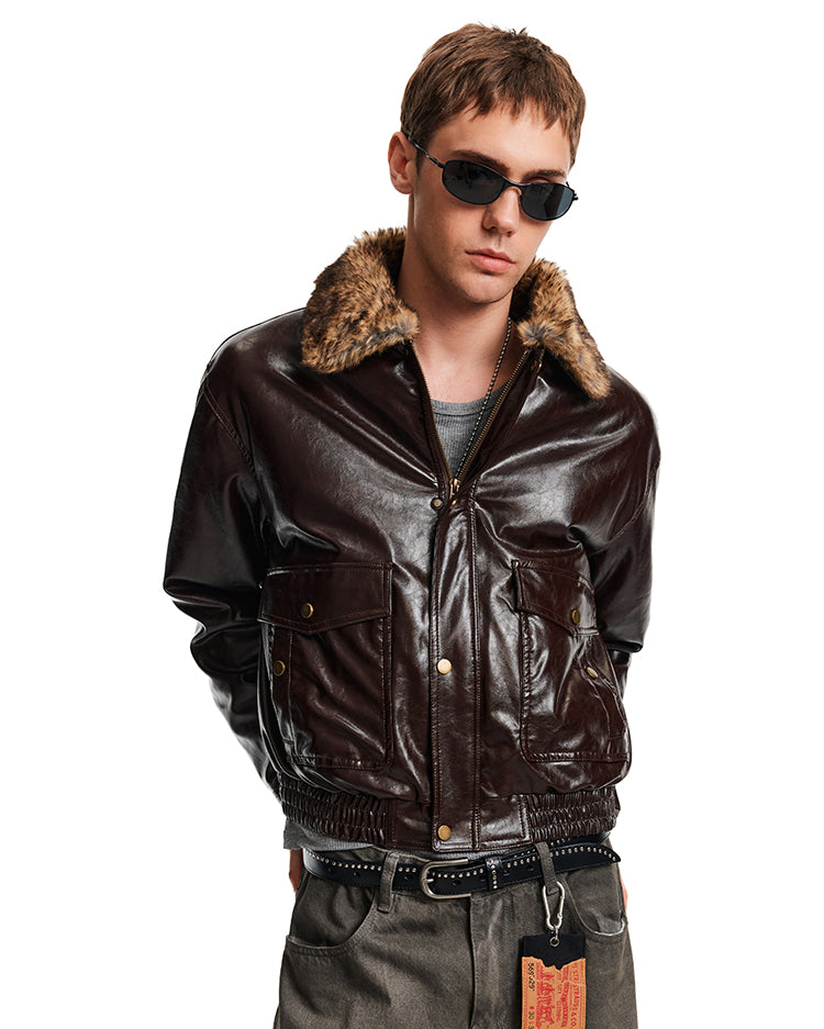 MADWITCH UTILITY FUR COAT #AK085