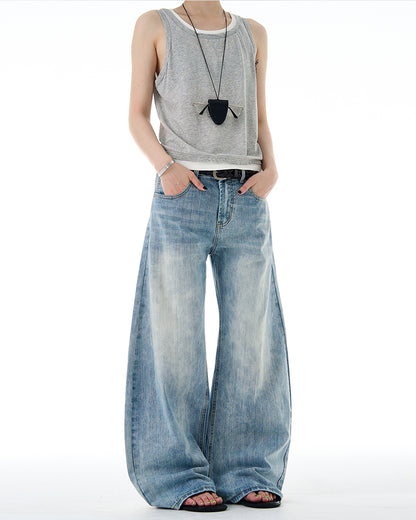 MADWITCH CLASSIC WIDE LEG DENIM #G6669-1