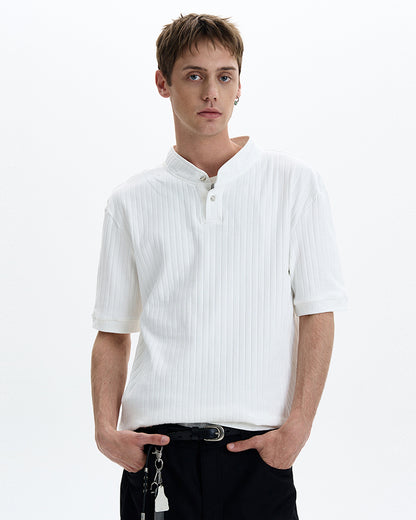 MADWITCH HENLEY NECK SHORT SLEEVE #G1343