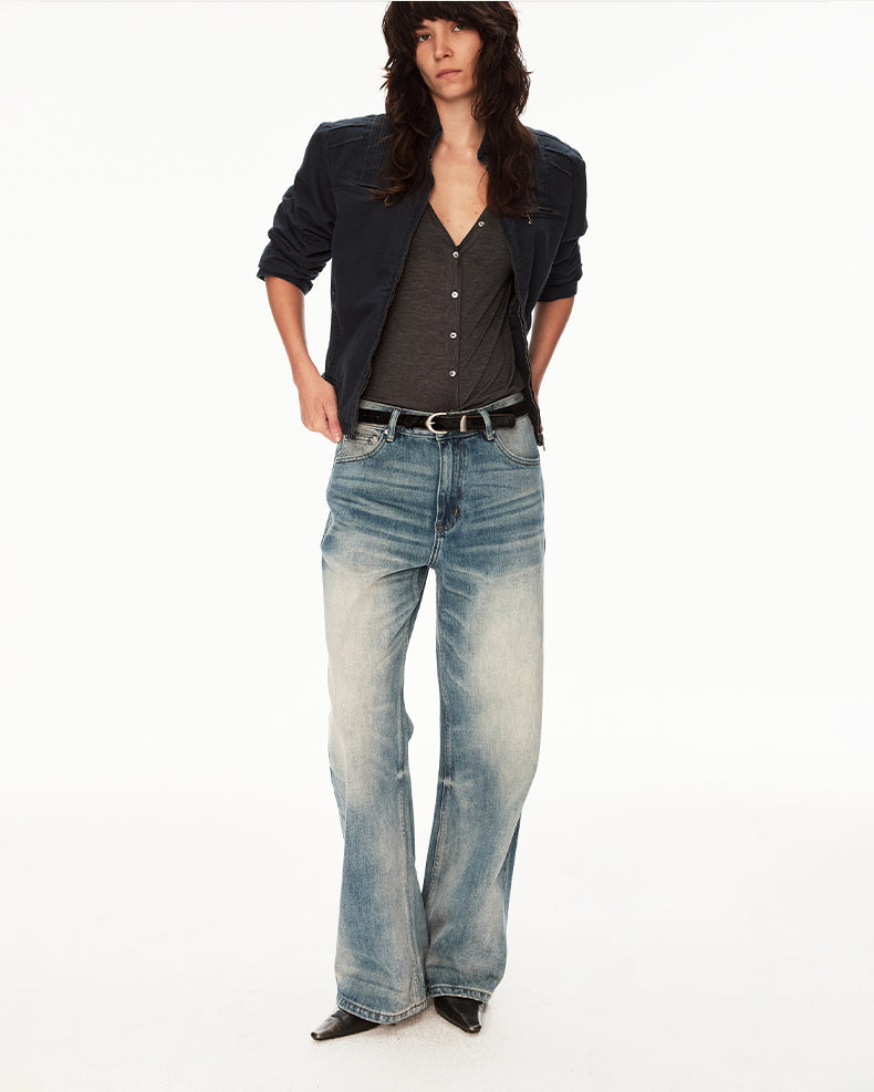 MADWIT FADED WASH JEANS #GP5555