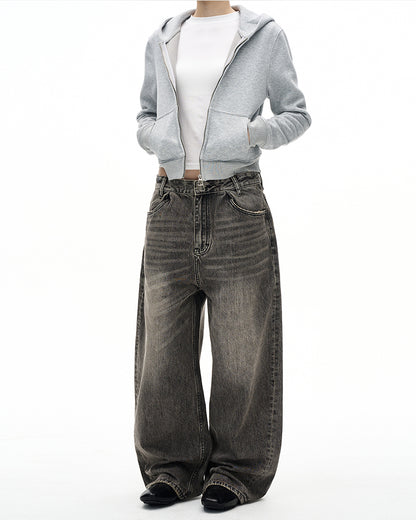 MADWITCH VINTAGE WASHED CARGO JEANS #GPC5518