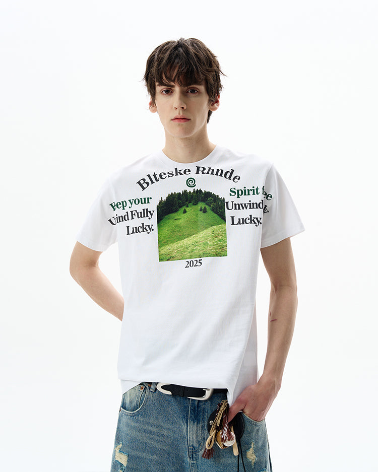 MADWITCH BOXY CROPPED TEE #L893