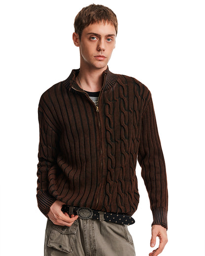 MADWITCH RIB TWIST KNIT #AK069