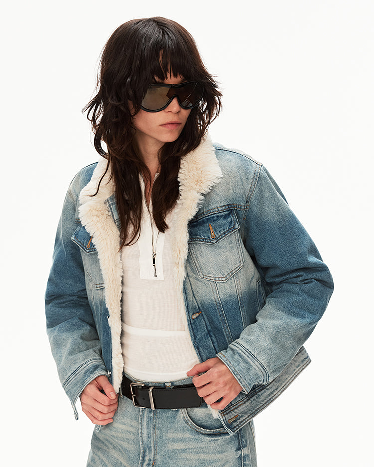 MADWITCH WASHED DENIM JACKET #DY3013