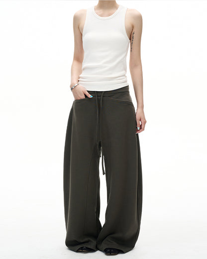 MADWITCH VINTAGE CURVED PATCH SWEATPANTS #C928