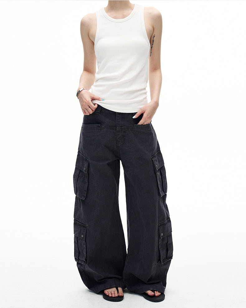 MADWITCH VINTAGE MULTI-POCKET CARGO #L5813