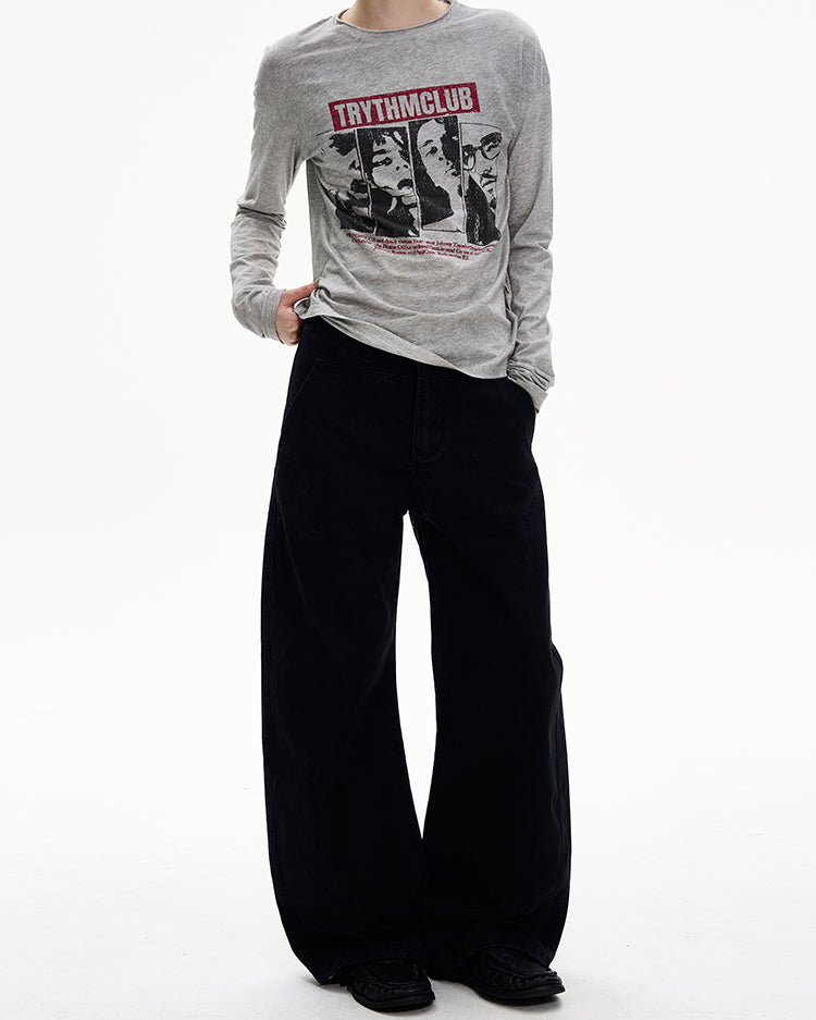 MADWITCH CLEAN SLUNG TROUSERS #CK3573