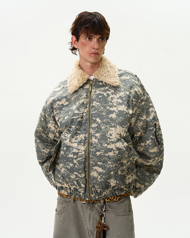 MADWITCH CAMOFLAGE BOMBER JACKET #0194