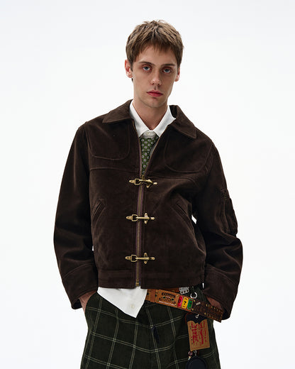 MADWITCH UNISEX PATCHWORK RETRO JACKET #MD256081