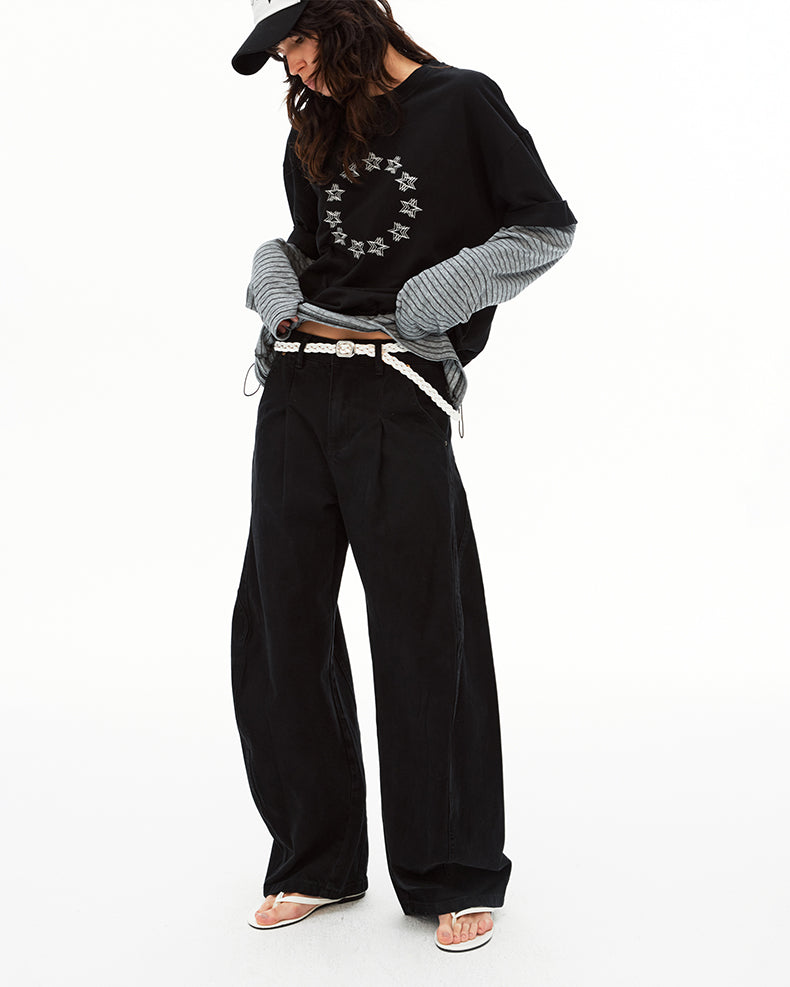 MADWIT WIDE CURVED PANTS #CK3615