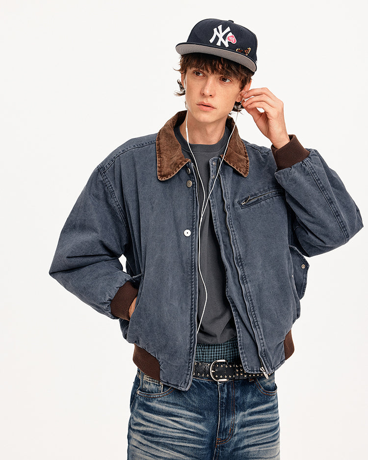 MADWITCH COLORBLOCK WORKWEAR BOMBER JACKET #CW1329