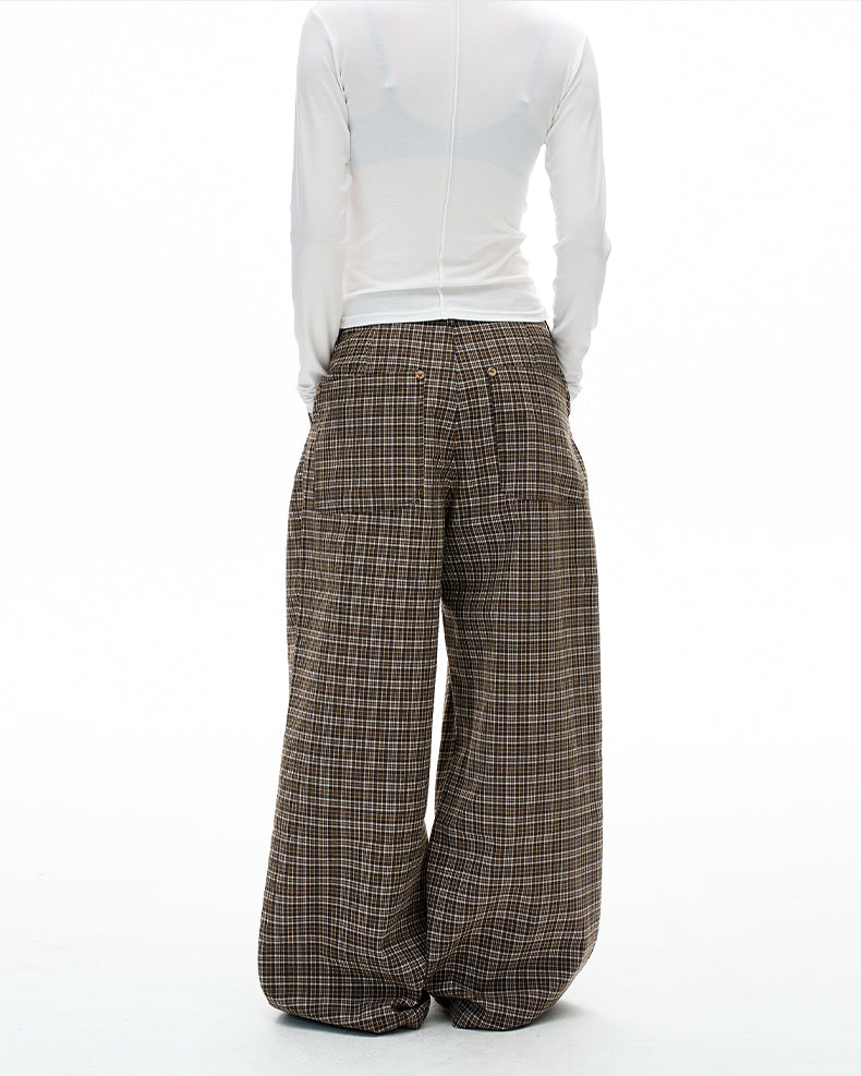 MADWITCH PLEAT TWEED PANTS #C950