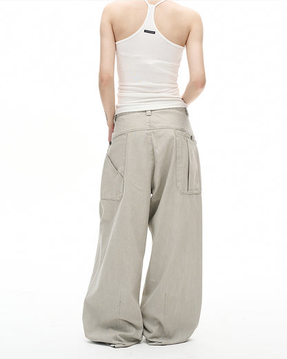 MADWITCH VINTAGE DISTRESSED STRAIGHT JEANS #CK6876