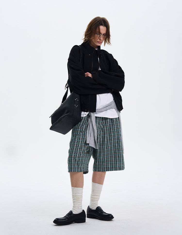 MADWITCH LOOSE STAND COLLAR JACKET #246006