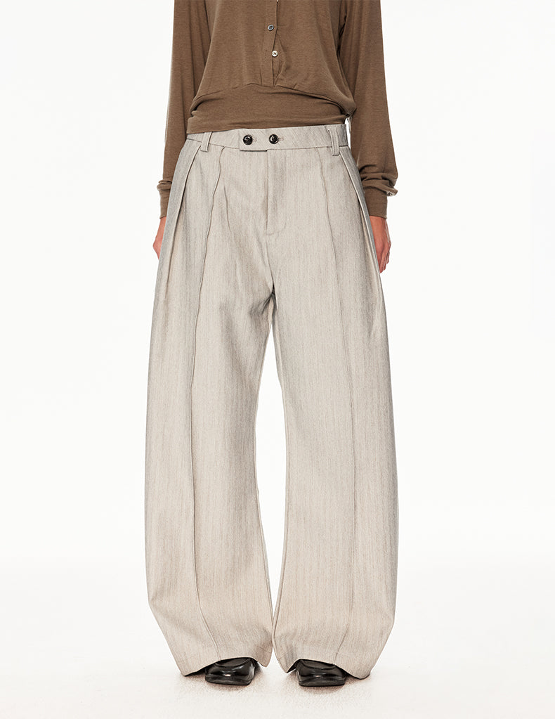 MADWIT DRAPED WIDE TROUSERS #CK6969