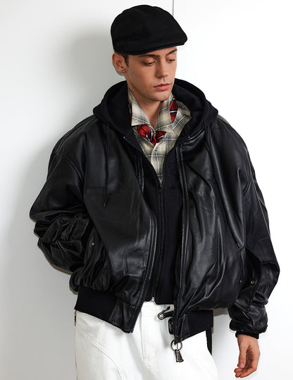 MADWITCH FAUX HOOD LEATHER #AW6883