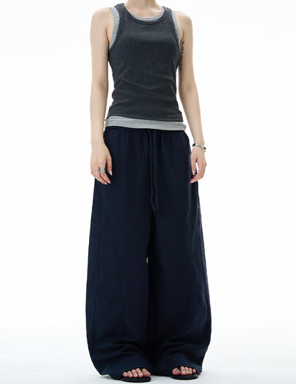 MADWITCH MINIMALIST WIDE LEG PANTS #DS2512