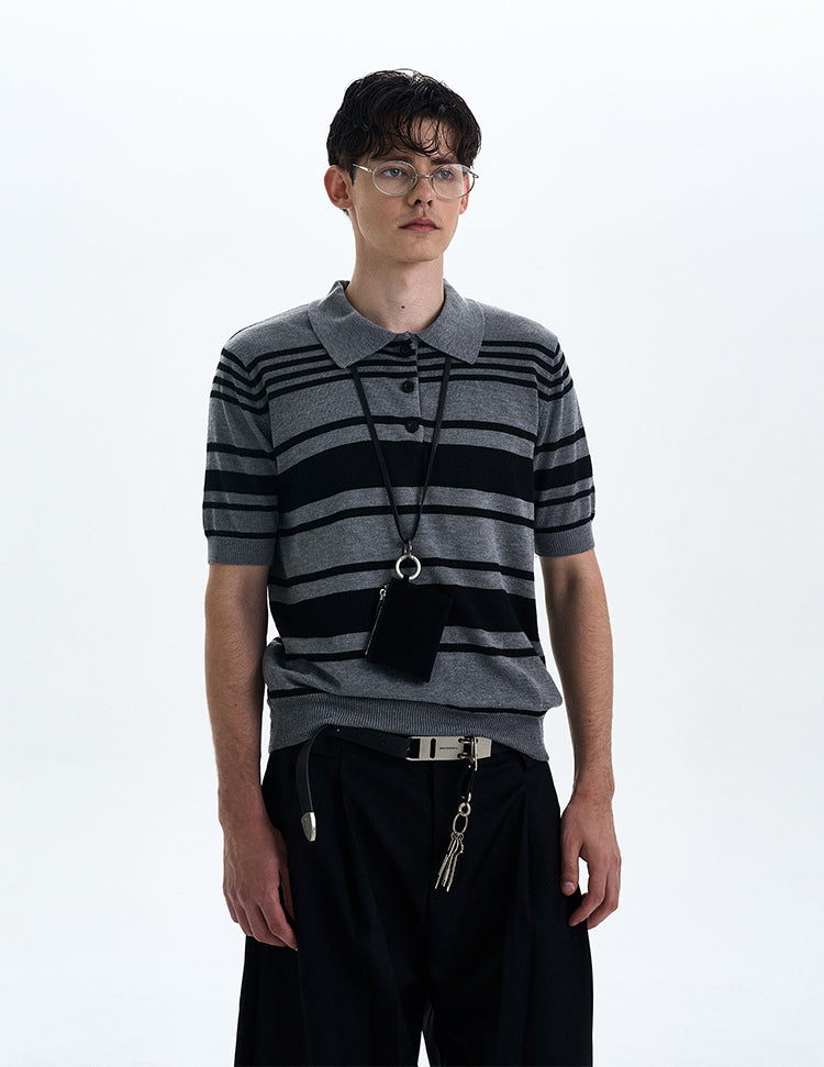 MADWITCH POLO KNIT SHORT SLEEVE TEE #27320