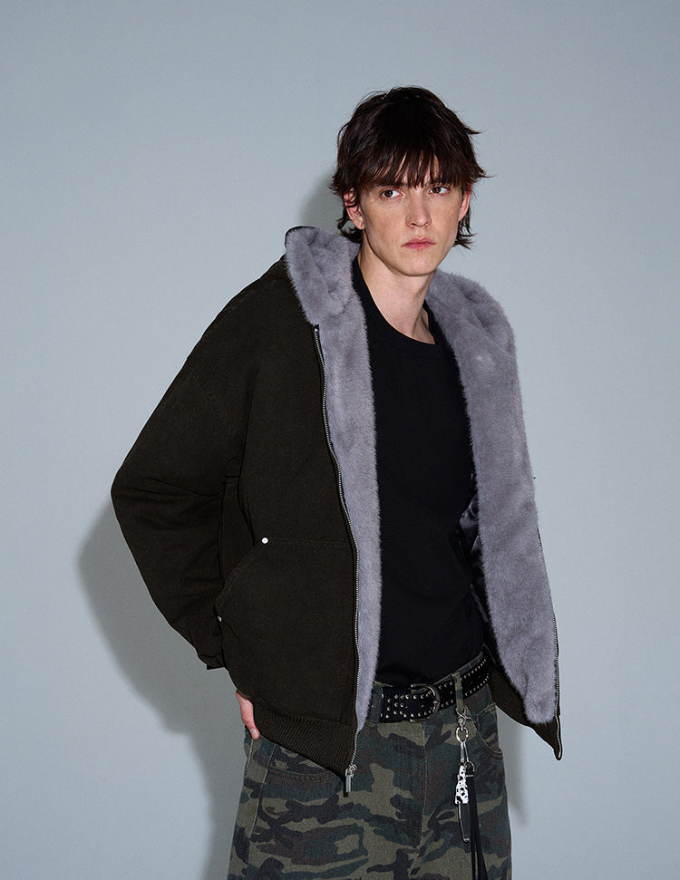 MADWITCH FLEECE-LINED WARM PADDED TOP #SD06