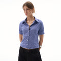 MADWITCH SHORTS-LENGTH STRUCTURED SHIRT #CY156