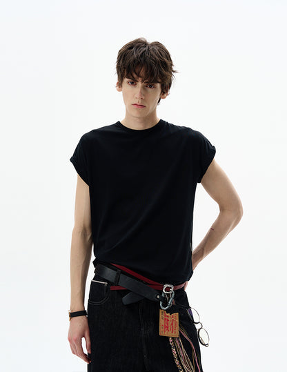 MADWITCH WING-SLEEVE STRUCTURED TEE #27342