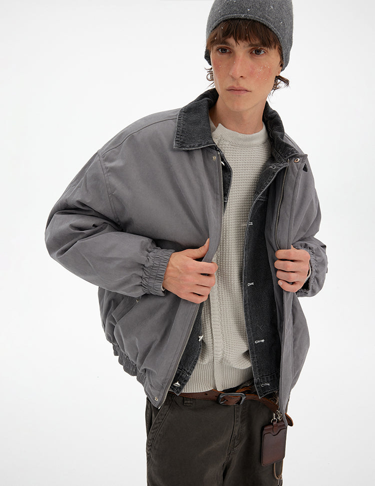 MADWITCH RETRO LAYERED PUFFER JACKET #UN25013