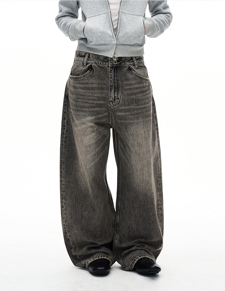 MADWITCH VINTAGE WASHED CARGO JEANS #GPC5518