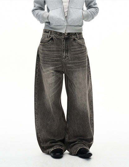 MADWITCH VINTAGE WASHED CARGO JEANS #GPC5518