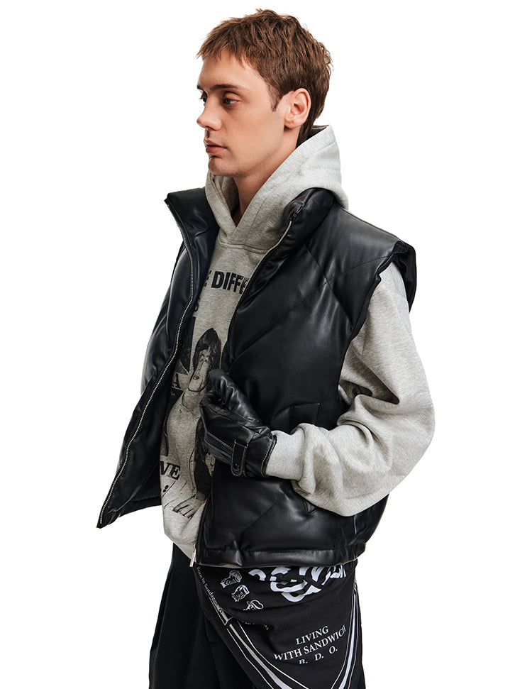 MADWITCH PU STAND VEST #AW25108