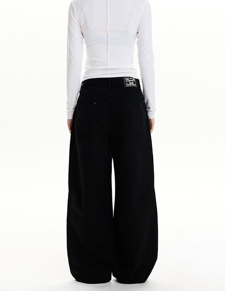 MADWITCH DECONSTRUCTED VINTAGE WASH JEANS #CK3598