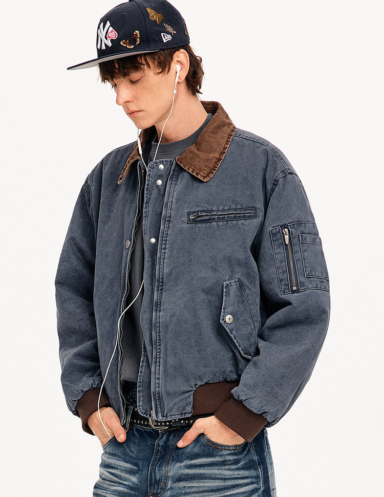 MADWITCH COLORBLOCK WORKWEAR BOMBER JACKET #CW1329