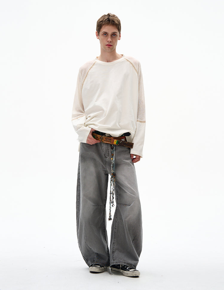 MADWITCH CONSTRUCTION KNIT TOP #OY2516