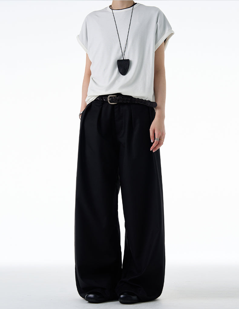 MADWITCH TAILORED DRAPED TROUSERS #C893