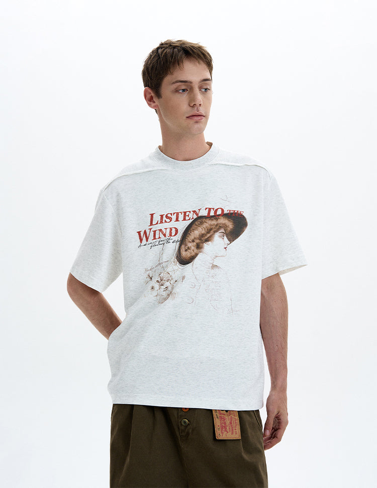 MADWIT VINTAGE GRAPHIC TEE #25081