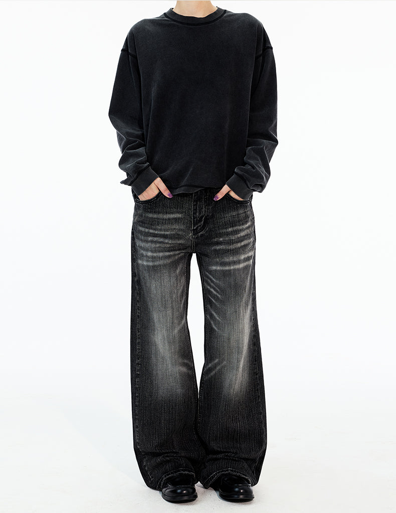 MADWITCH BAMBOO WASH STRAIGHT LEG JEANS #GP9765N