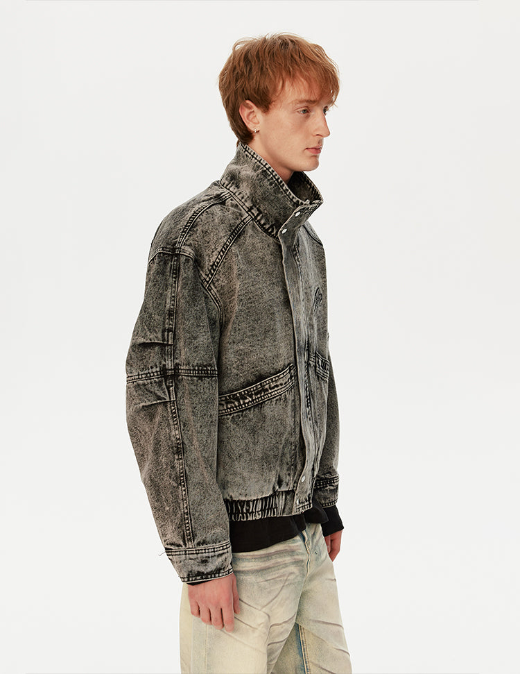 MADWITCH FADED DECONSTRUCTED JACKET #Z2711