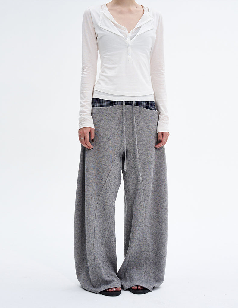 MADWITCH PATCH PLAID PANTS #C963