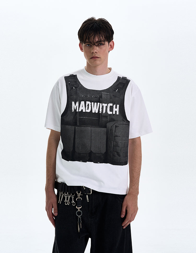 MADWITCH ORIGINAL TACTICAL VEST T-SHIRT #MD4190