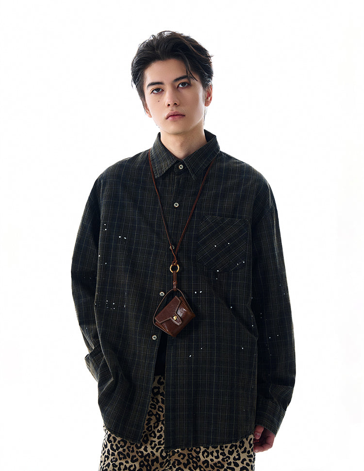 MADWITCH SPRING PLAID SHIRT #CS99